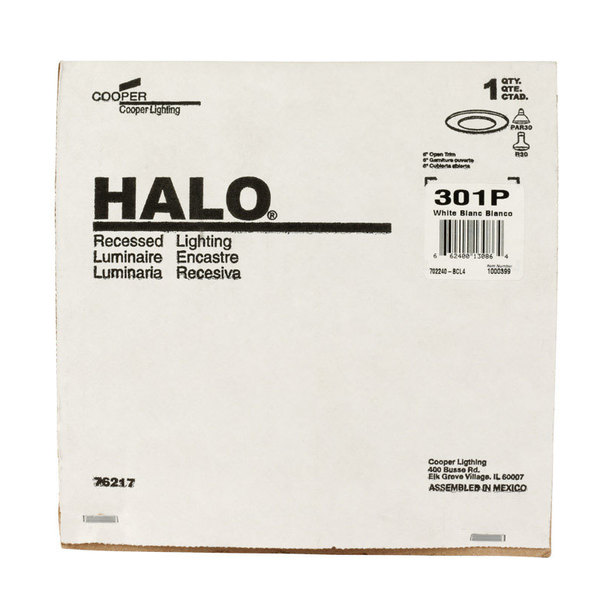 Halo Trim Open Halo White 301P